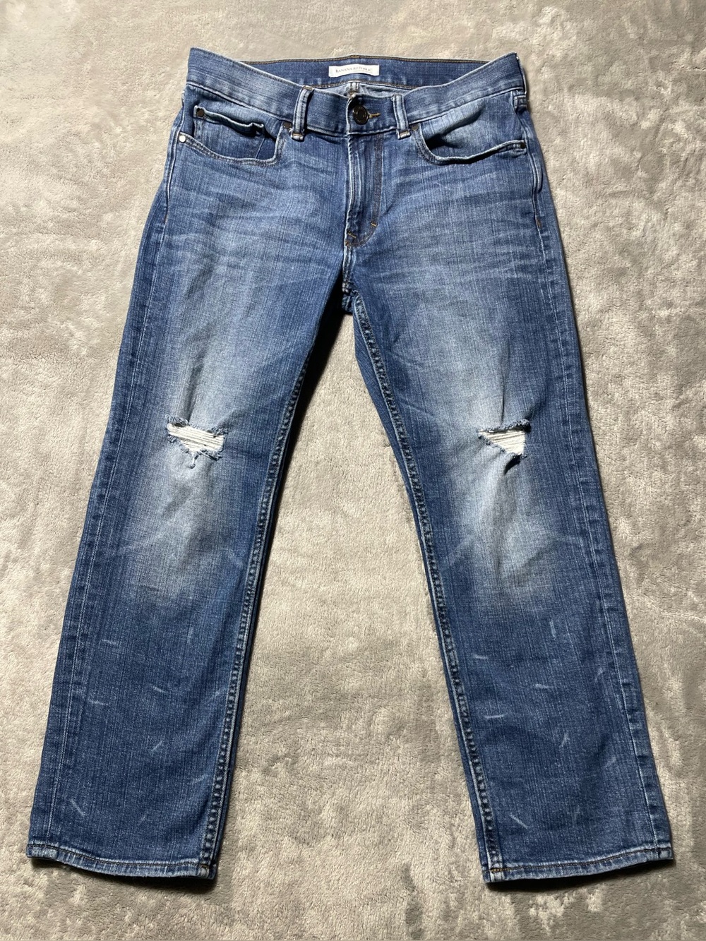Banana Republic True Boyfriend Women's Jeans Distressed Relaxed Loose Size 30W